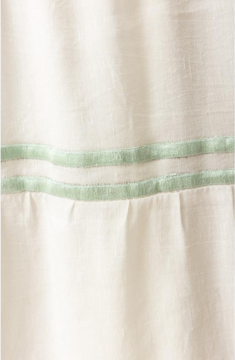 RAAS Saloni Tiered Midi Dress, Alternate, color, Off-White