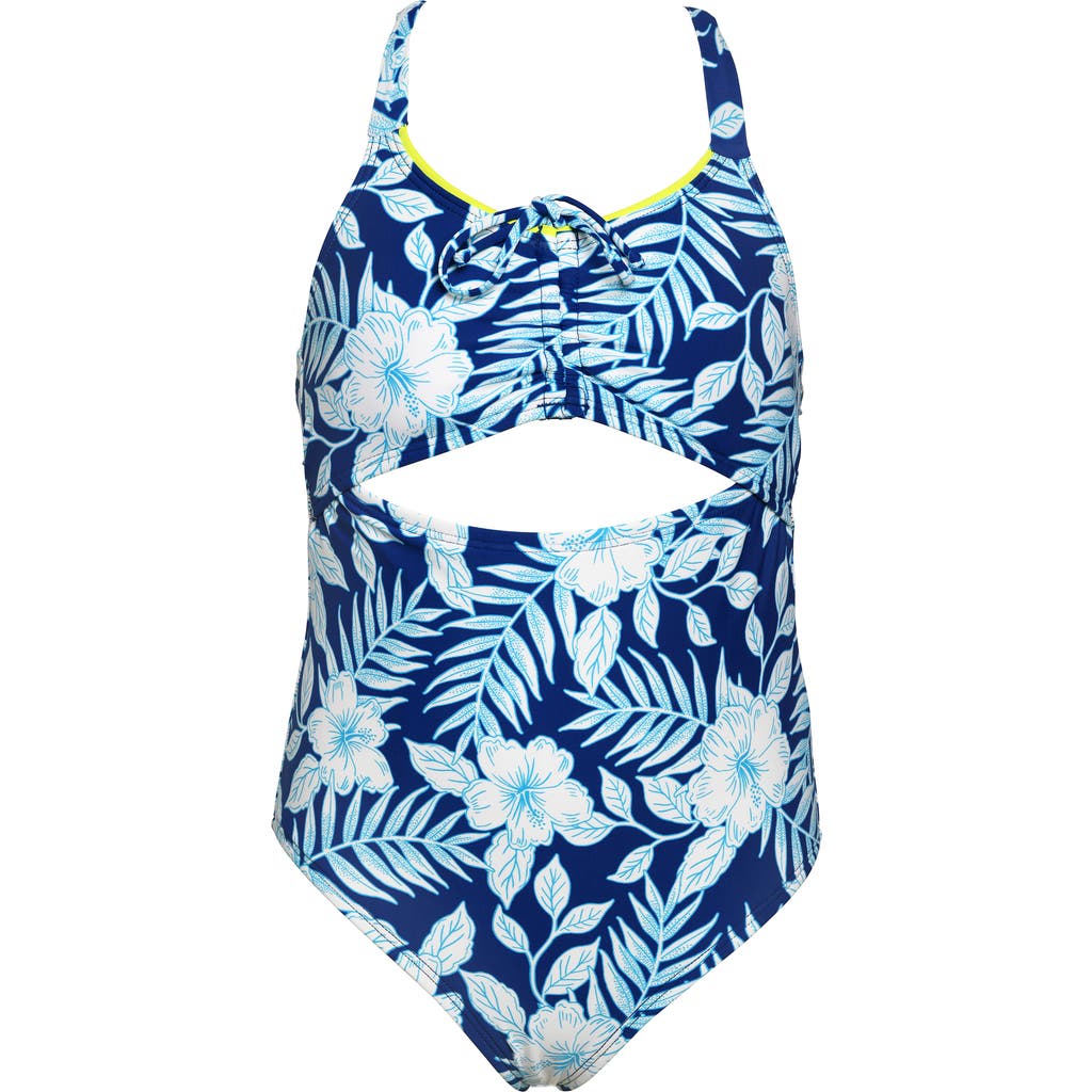 Hobie Kids' Lei Cutout One-Piece Swimsuit in Sailor Blue  product