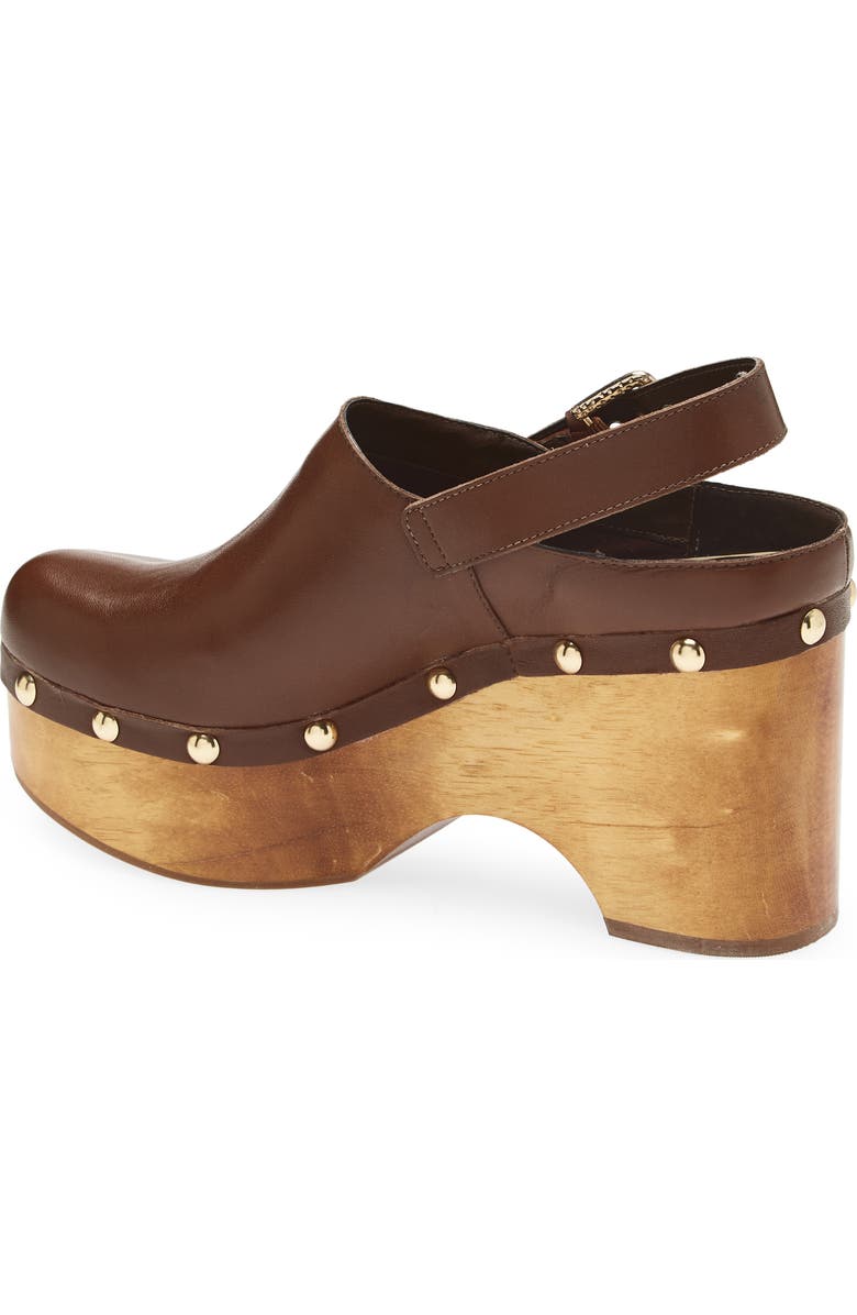 Dolce Vita Adelan Slingback Clog, Alternate, color, Brown Leather