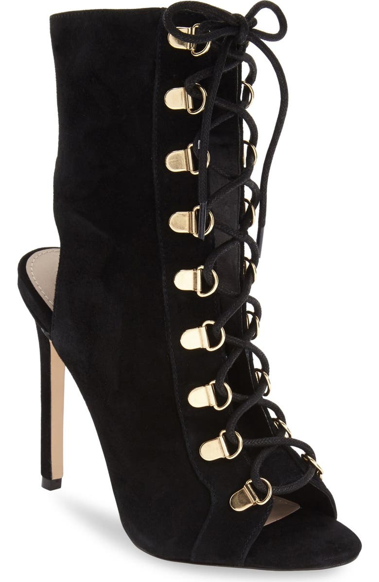 Steve Madden 'Kennee' Open Toe Bootie, Main, color,