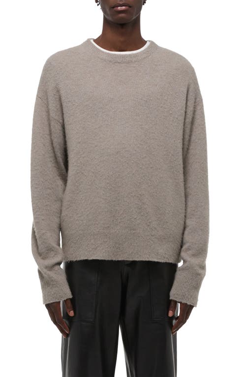Helmut Lang Lithe 3 Brushed Wool & Cashmere Sweater In Gray