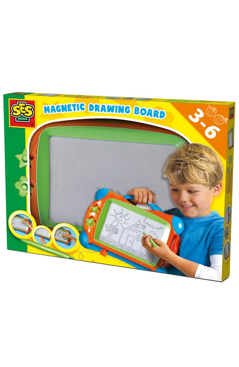 SES Creative Magnetic Drawing Board Art Activity, Kids 3+, Main, color, Multicolored