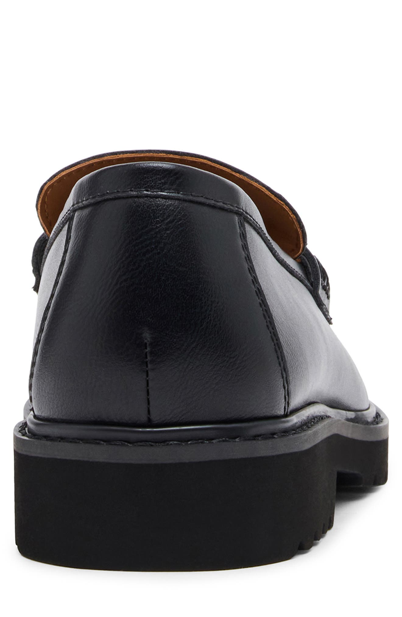 Marnald Faux Leather Loafer, Alternate, color, BLACK