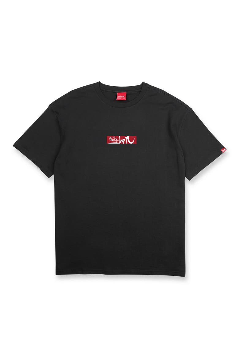 Young Guns Impaired Surf Oversize Cotton Graphic T-Shirt, Alternate, color, BLACK