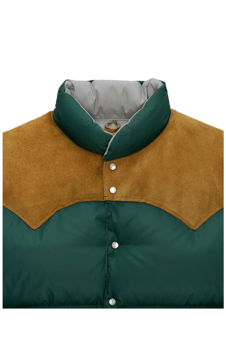 Rocky Mountain Featherbed Down Vest, Alternate, color, PINE GREEN