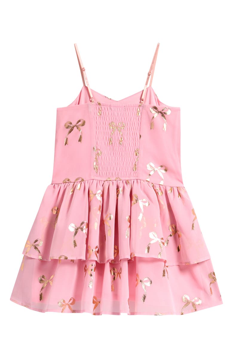 Ava & Yelly Kids' Peri Floral Party Dress, Alternate, color, Rose