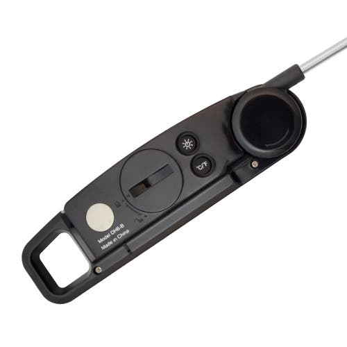 Escali Compact Folding Digital Thermometer In Black