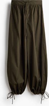 H&M Balloon-leg Poplin Pants