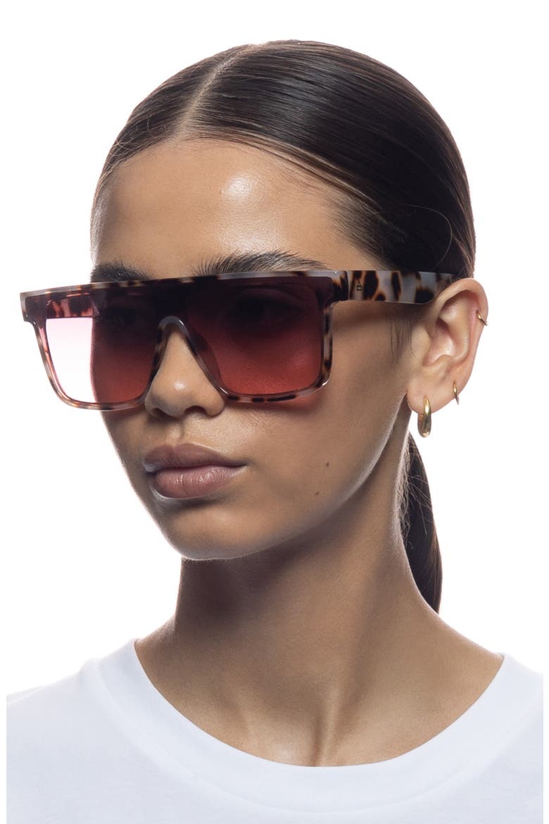Ara 142mm Shield Sunglasses, Alternate, color, COOKE TORT