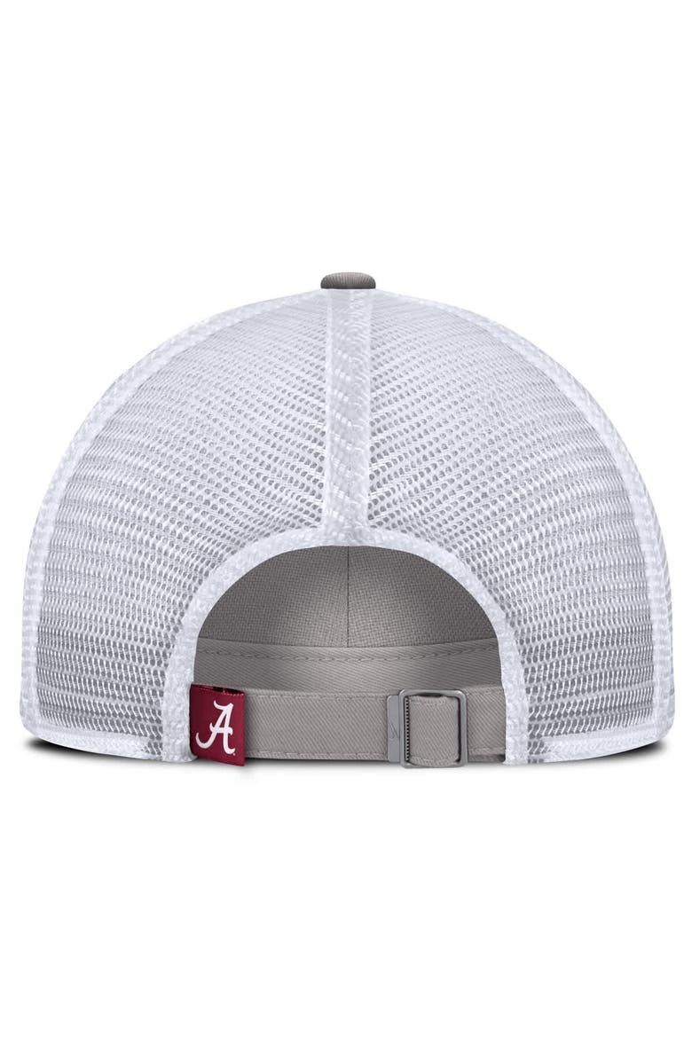 Nike Men's Nike Gray Alabama Crimson Tide 2025 Gameday On-Field Club Adjustable Trucker Hat, Alternate, color, Gray