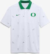 Nike Men's Nike White Oregon Ducks Vapor Pattern Dri-FIT Polo