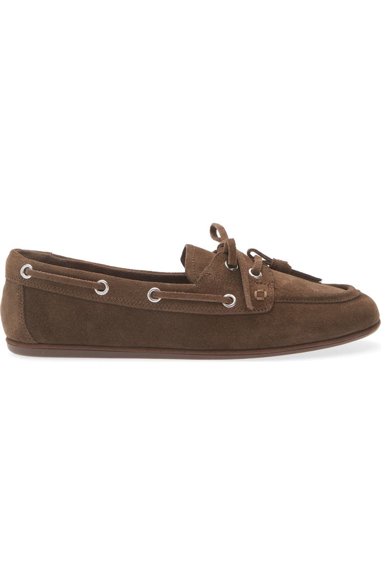 MANGO Lace-Up Loafer, Alternate, color, Chocolate