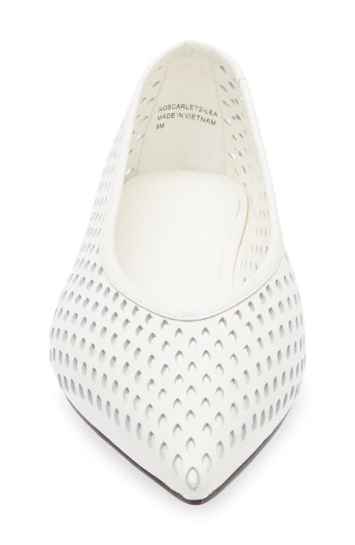 NORDSTROM NORDSTROM SCARLET POINTED TOE FLAT
