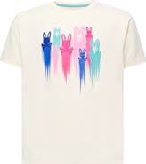Psycho Bunny Kids' Cosmo Embroidered Graphic T-Shirt