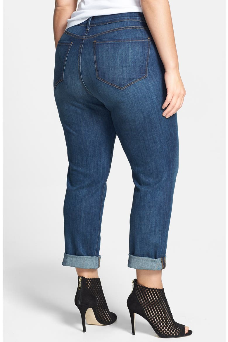 'Tanya' Cuff Slim Boyfriend Jeans, Alternate, color, CLARKSTON
