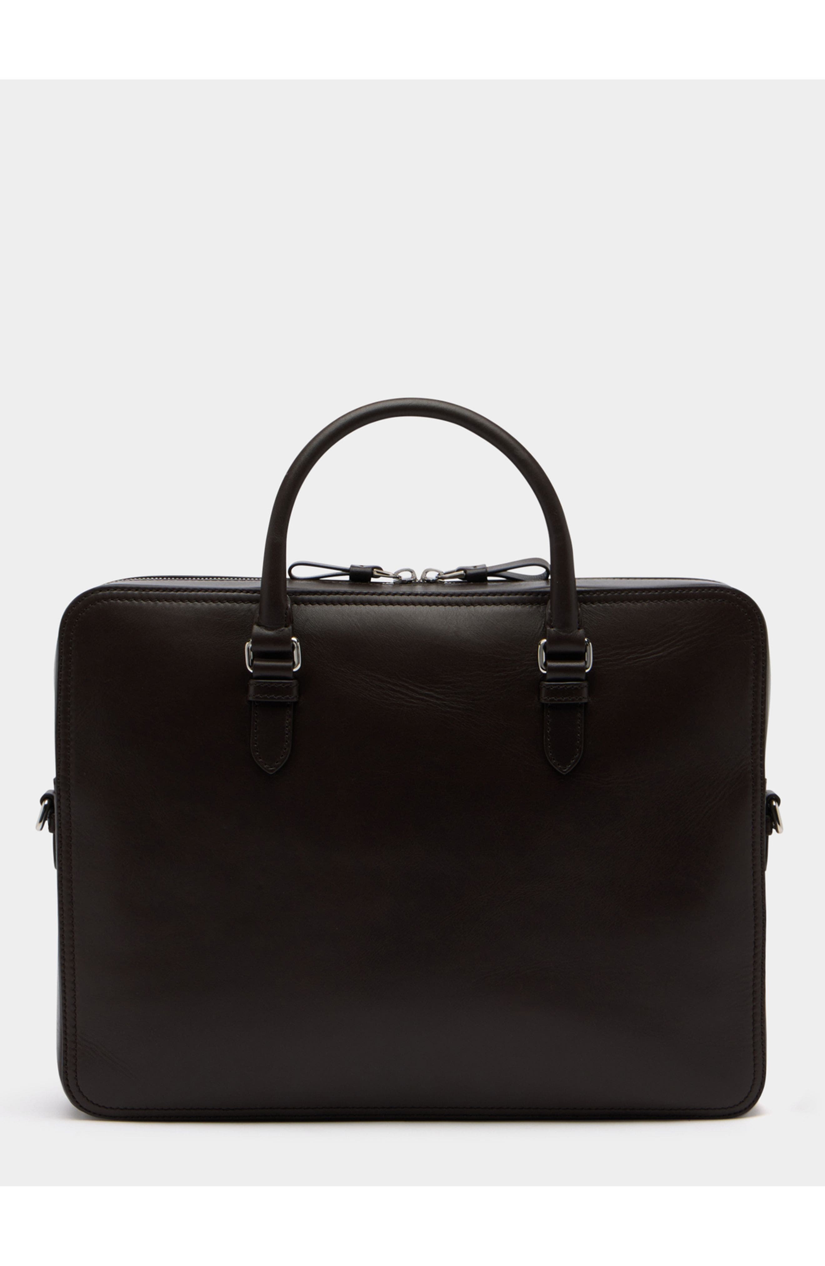 Bally Ray Briefcase, Alternate, color, Brown