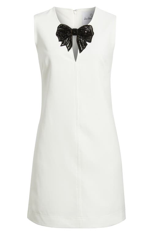 Sam Edelman Cady Bow Sleeveless Minidress In White