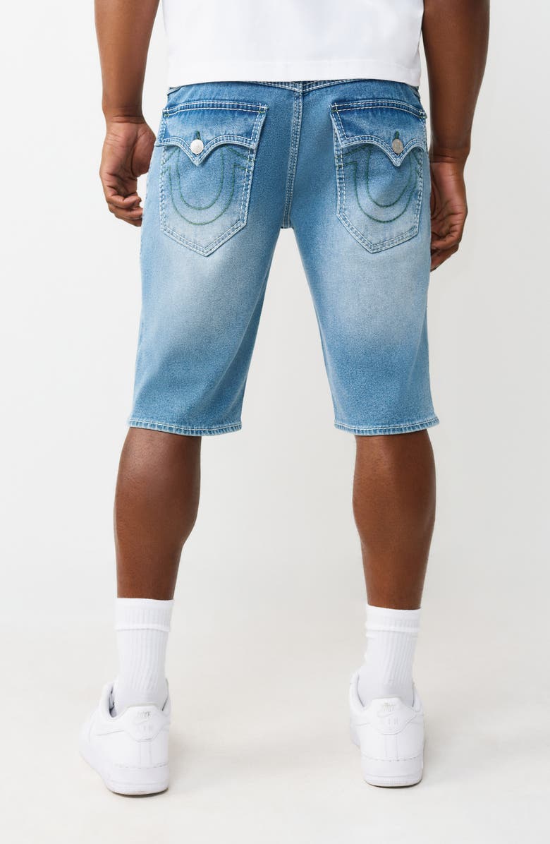 True Religion Ricky Big T Flap Shorts, Alternate, color, Light Pacific Wash