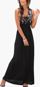 LASCANA V-Neck Maxi Dress