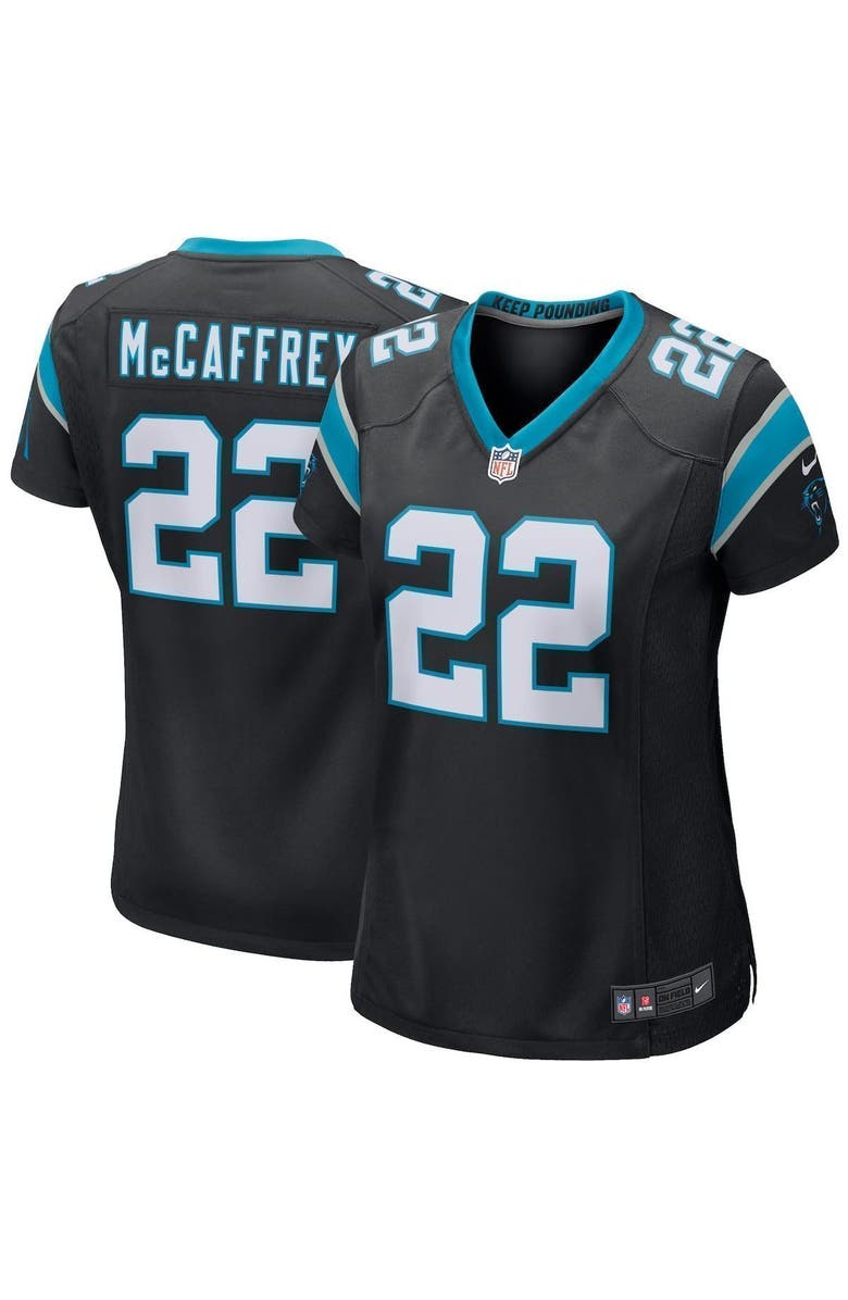 Nike Women's Nike Christian McCaffrey Black Carolina Panthers Player Jersey, Main, color, 