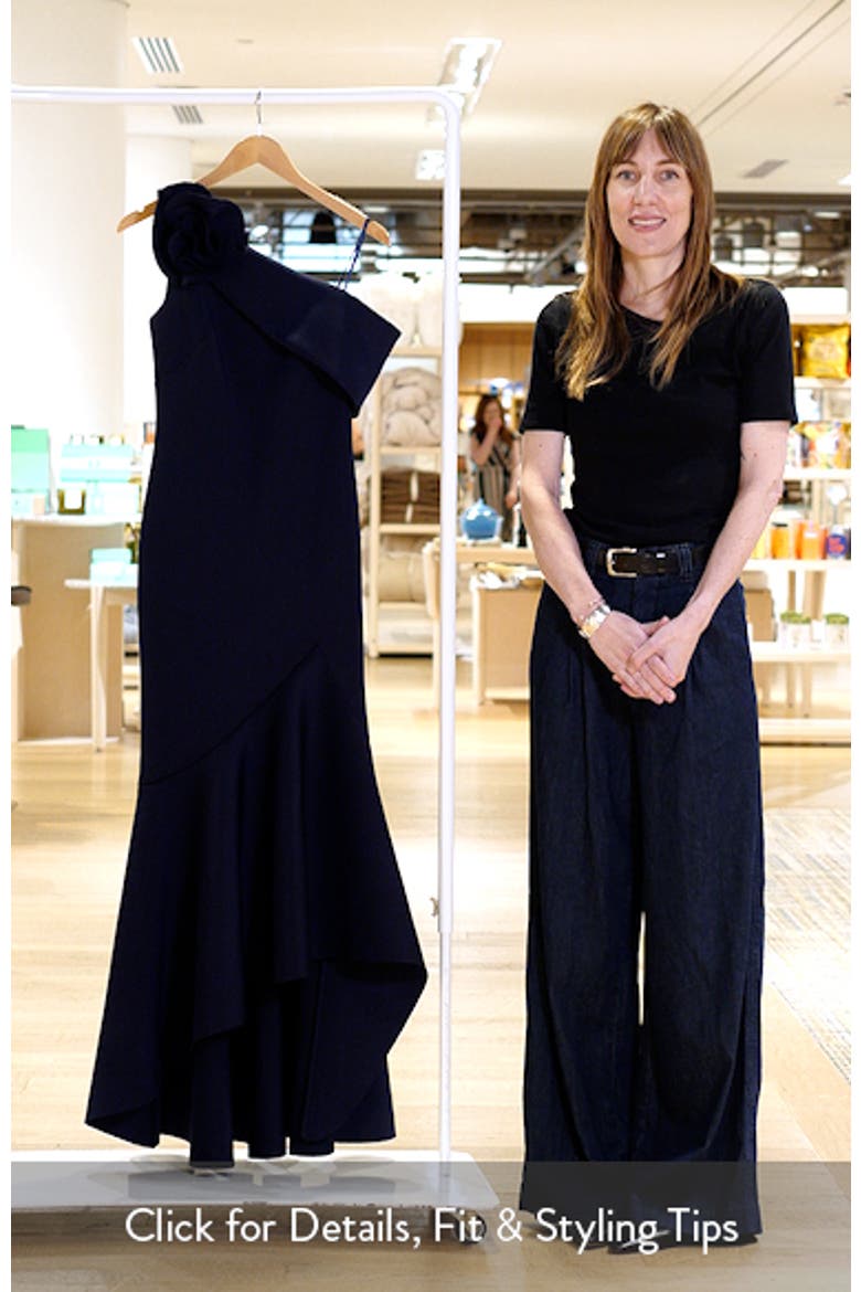 Ruffle One-Shoulder Gown video
