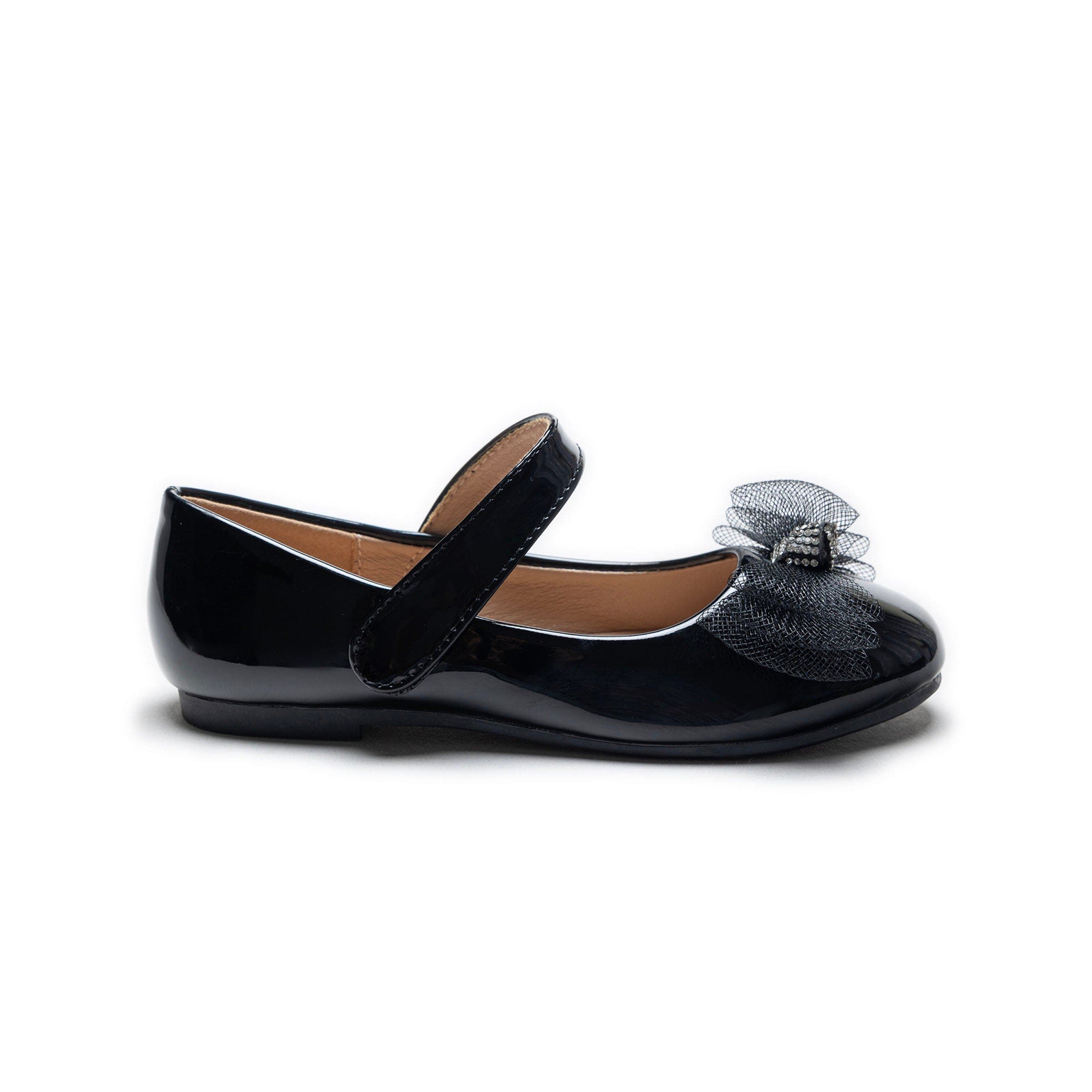 Tulleen Lucille Bow Flats, Alternate, color, Black