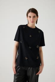 Exquise Bexley Jewel Neck T Shirt