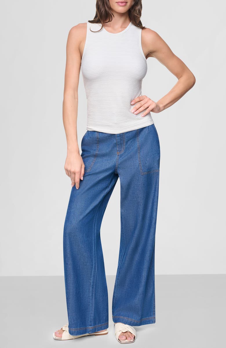 DKNY Ottoman Tank, Alternate, color, Coconut