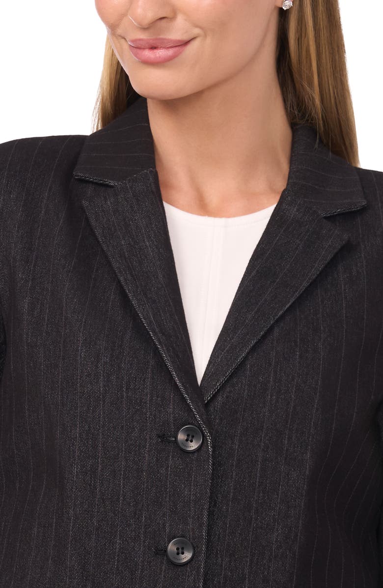 Halogen<sup>®</sup> Pinstripe Blazer, Alternate, color, Charcoal