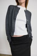 Almina Concept Classic Crew Wool Cardigan