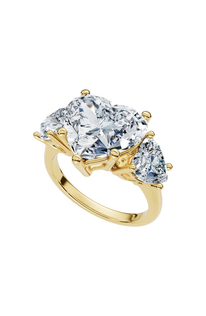 Bliss Diamond Certified 5Ct Heart Shape Diamond Engagement Ring 14k Gold or Platinum Lab Grown, Main, color, 