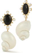 SPHERA MILANO Shell Drop Earrings
