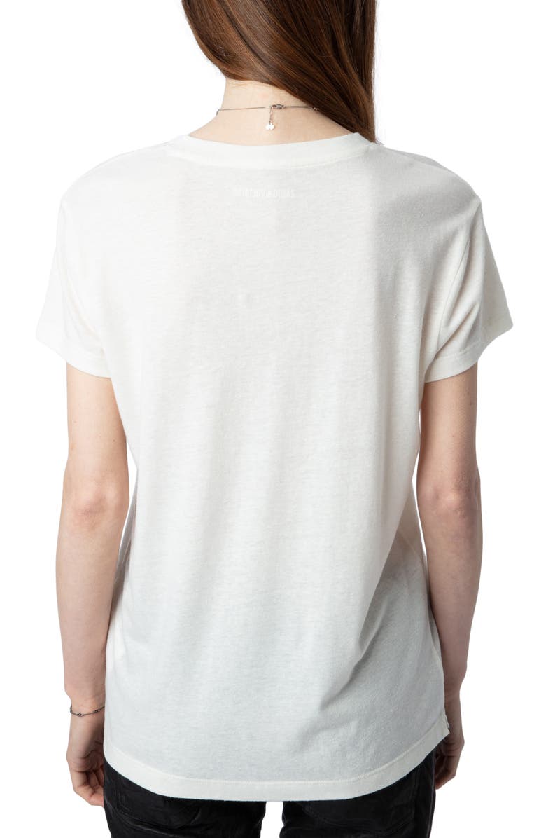 Zadig & Voltaire Walk Voltaire Wings Graphic T-Shirt, Alternate, color, 