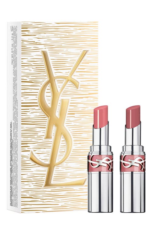 Saint Laurent Yves Loveshine Lip Oil Stick Duo In Transparent