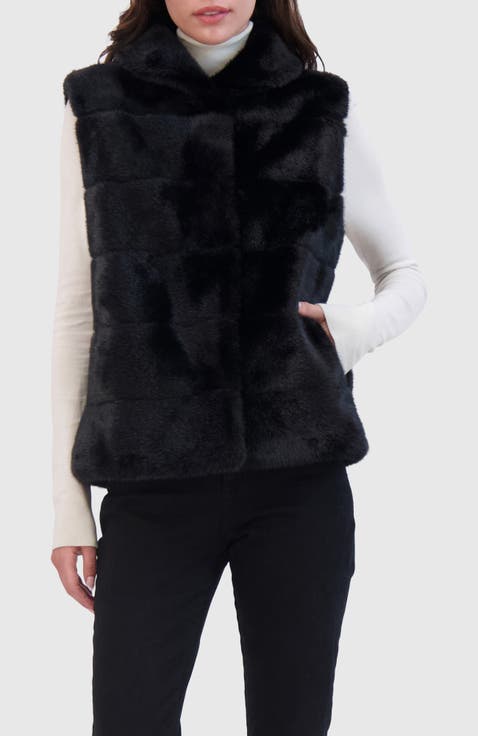 Fur-Free Mink Faux Fur Vest