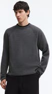 H&M Regular-fit long-sleeved waffled shirt