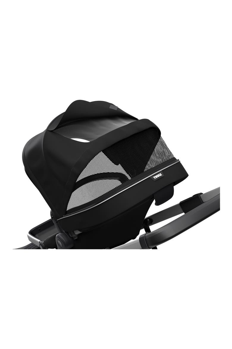 Sleek 4 Wheel Convertible Stroller, Alternate, color, BLACK