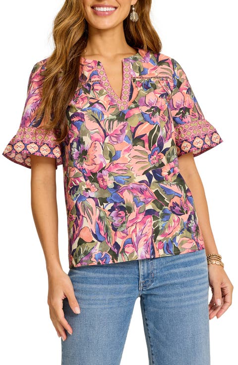 Garden Oasis Cotton Shirt