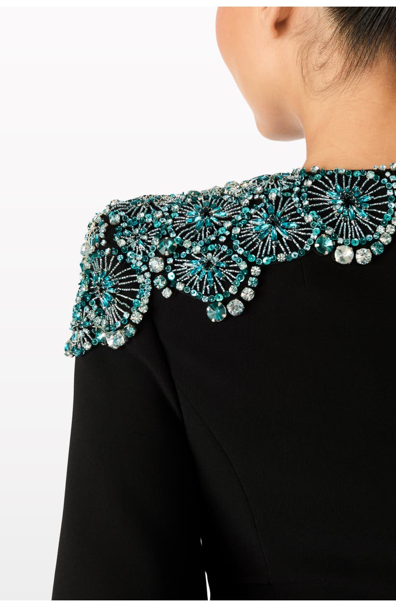 Jenny Packham Daza Gown, Alternate, color, Liquorice