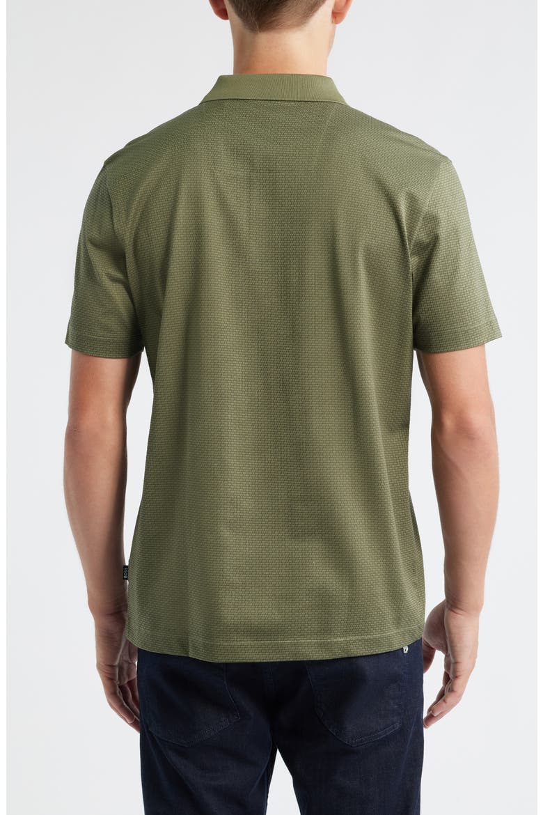 Parlay Geo Pattern Cotton Polo, Alternate, color, MEDIUM GREEN