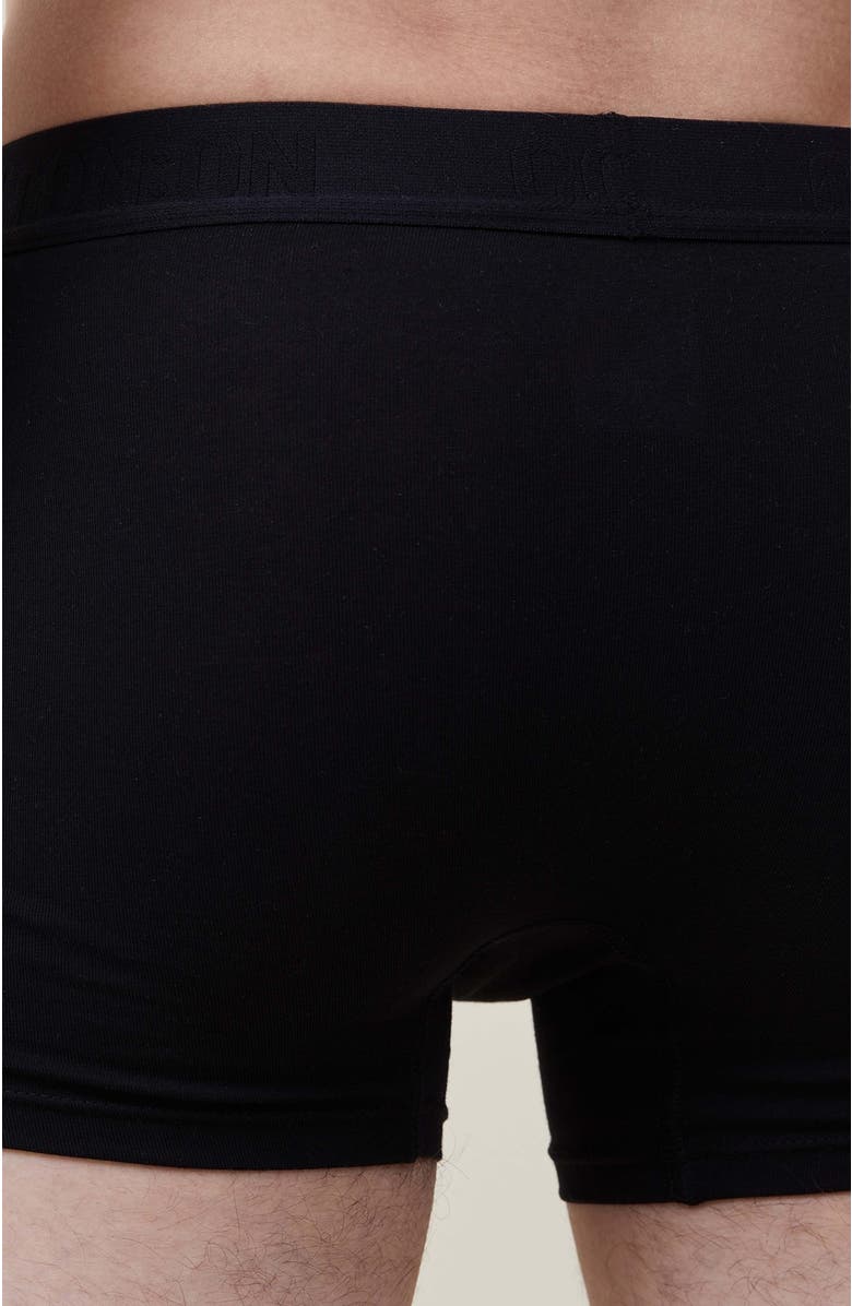 Cotton On Men's Mens Organic Cotton Trunks, Alternate, color, Black Black