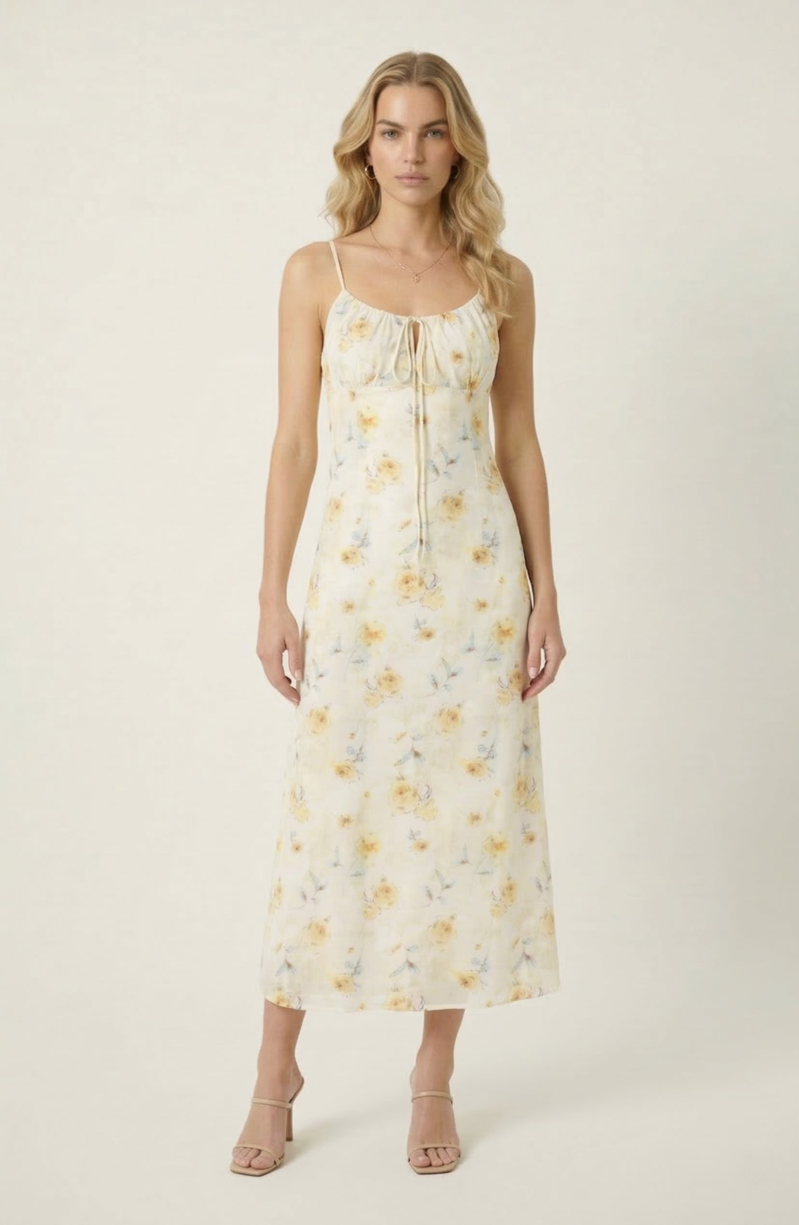 Floral Midi Dress - image 3