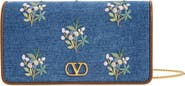 Valentino Garavani Mini VLOGO Signature Denim Crossbody Bag