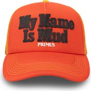 PLEASURES Mud Snapback Trucker Hat