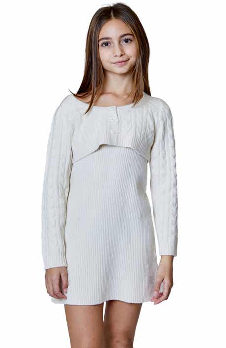 Design History Kids' Twofer Sweater Dress