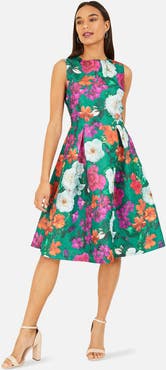 Yumi Floral Skater Dress
