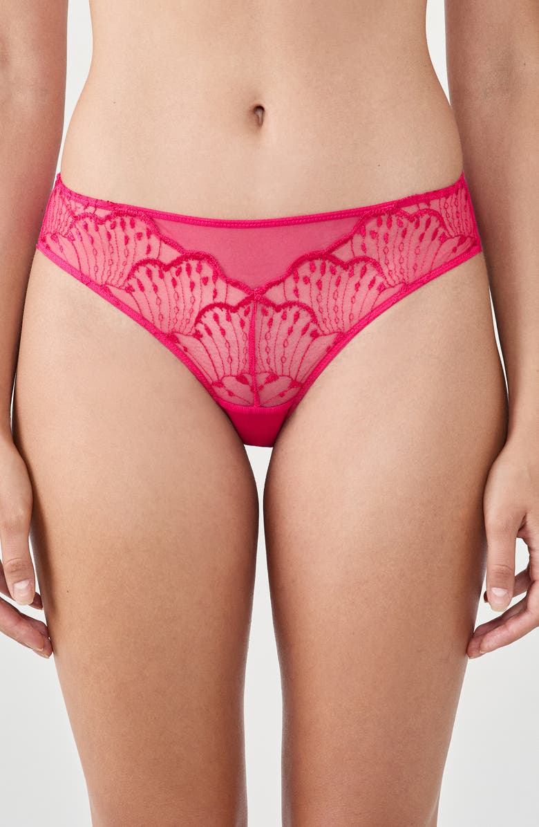 Etam Nayade Hipster Panties, Main, color, Petunia
