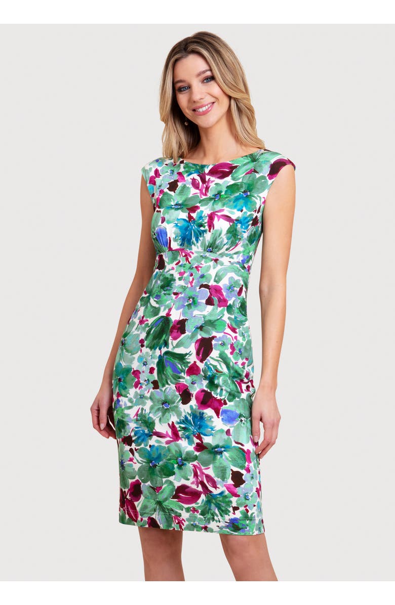Alie Street London Pippa Shift Dress Petite, Main, color, Paradise Green