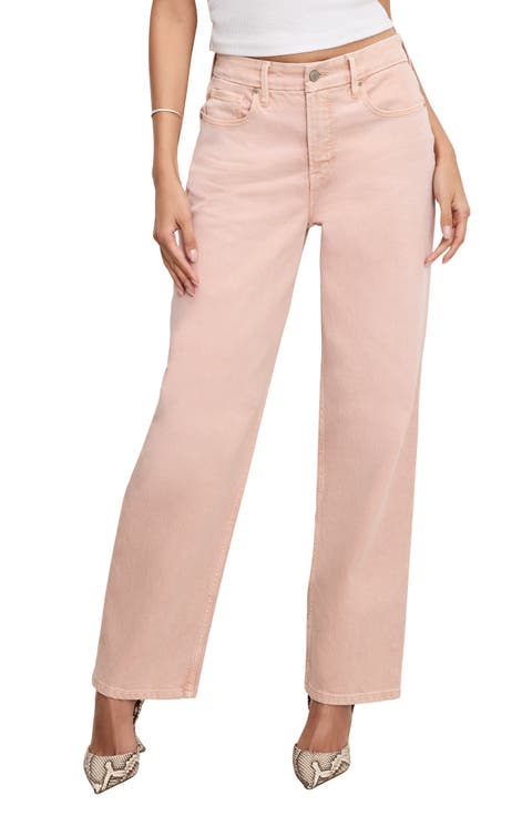 Women's Pink Straight-Leg Jeans | Nordstrom