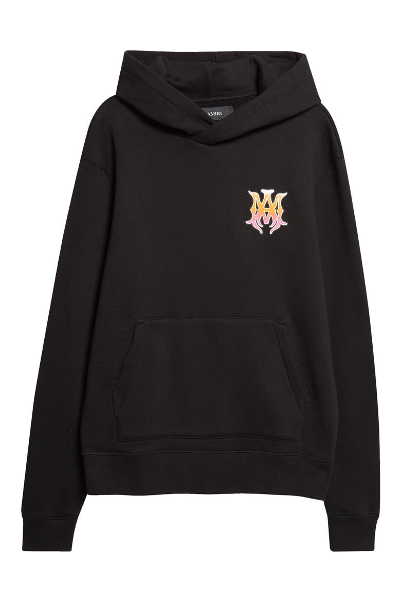 MA Surf Regular Fit Cotton Hoodie, Alternate, color, BLACK